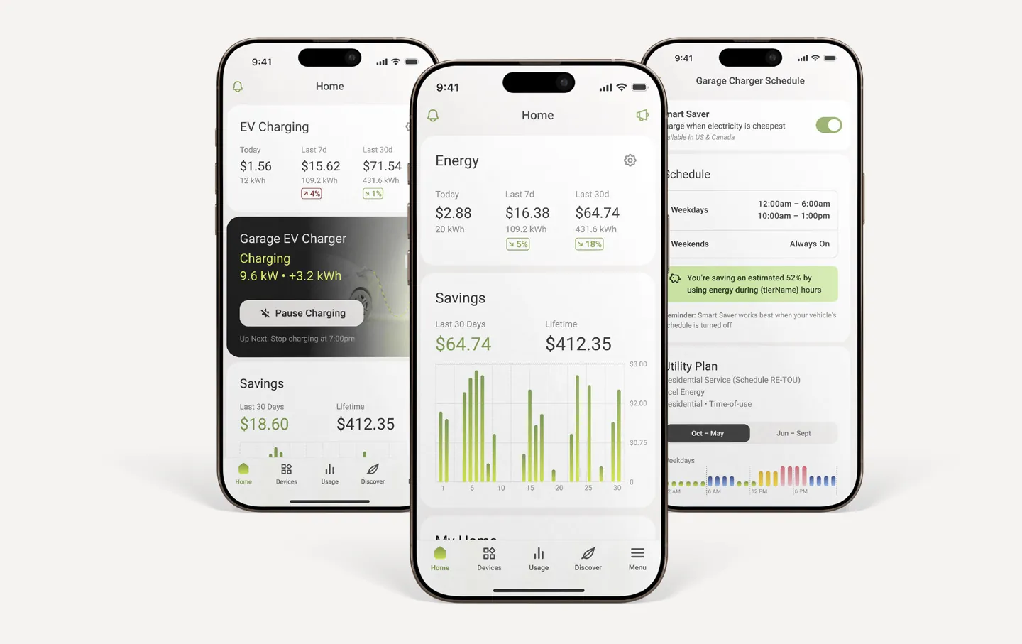 Settings in the app