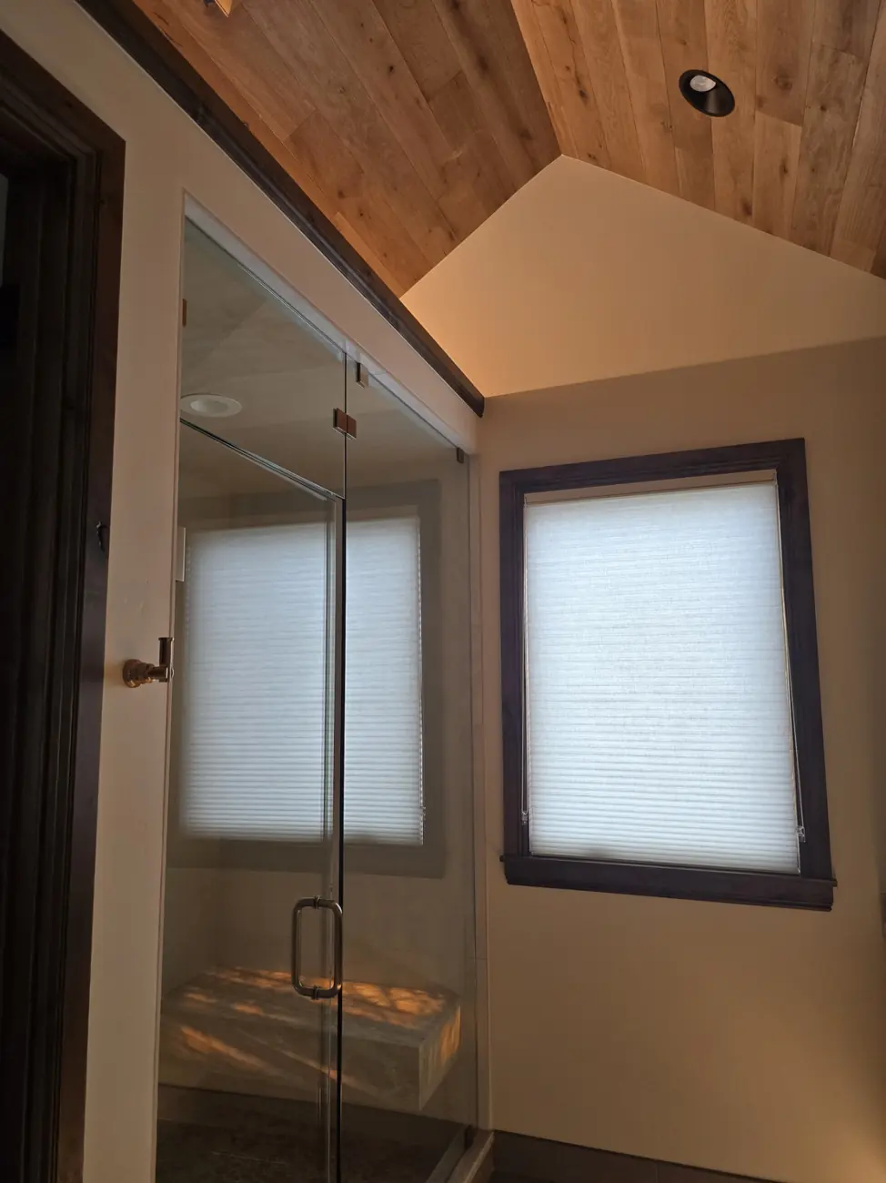 Shower and glass lighting